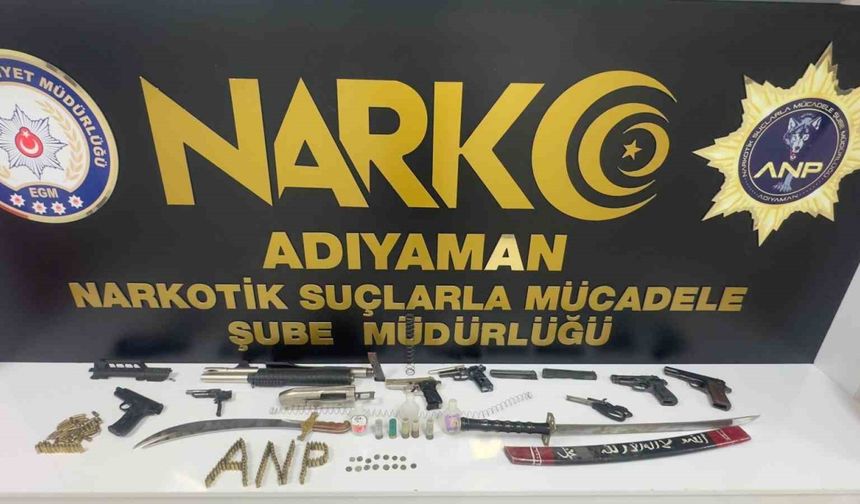 Adıyaman'da 'Narko-Huzur' Operasyonları