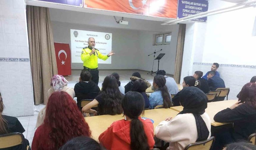 Niğde’de öğrencilere trafik eğitimi verildi