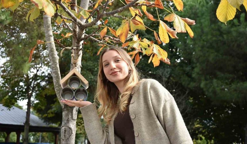 Öğrencilerden Örnek Proje: Geri Dönüşümle Doğaya Destek