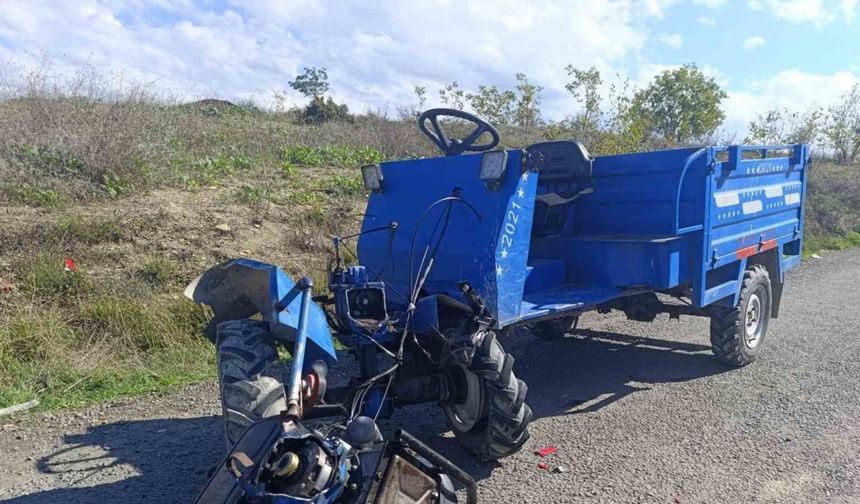 "Pat Pat" ve Motosiklet Çarpıştı, 2 Yaralı