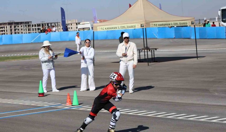Türkiye Tekerlekli Paten Şampiyonası Karaman’da Başladı