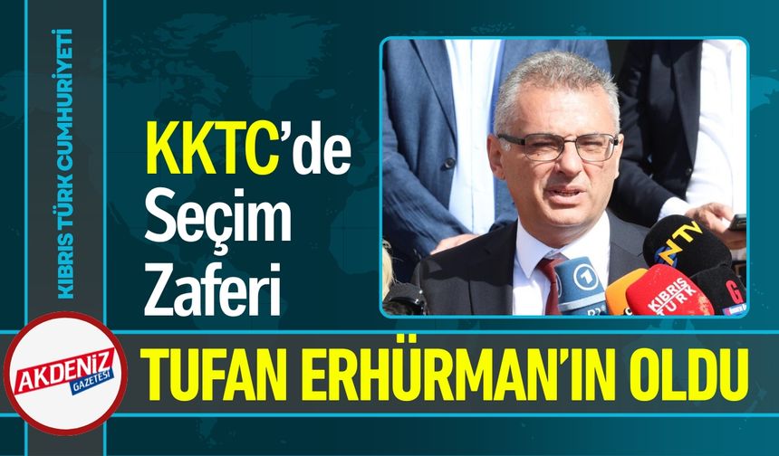 Tufan Erhürman, KKTC Cumhurbaşkanlığı Seçimini Kazandı