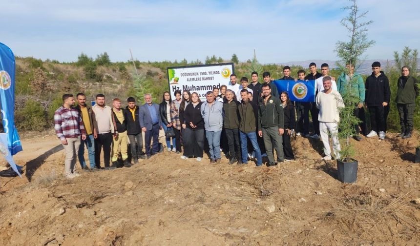 Buldan Müftülüğü tarafından hatıra ormanı oluşturuldu