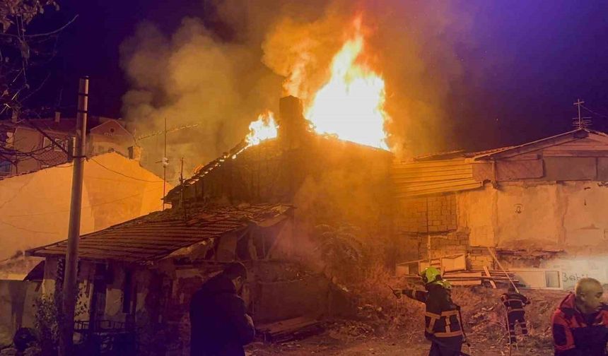 Korkutan Yangın İncili Çeşme'de 2 Evi Küle Çevirdi