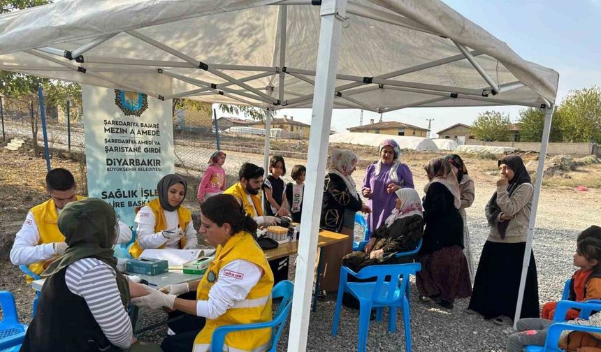 Diyarbakır Bismil de sağlık taraması