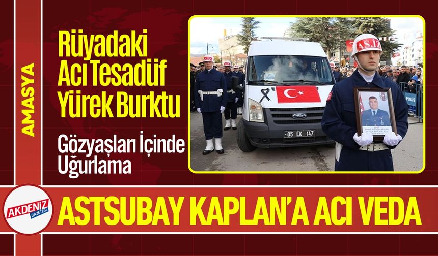 Başçavuş Hamdi Armağan Kaplan'a Acı Veda