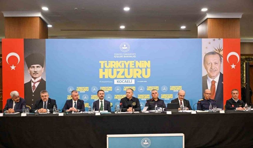 Kocaeli’nin asayiş karnesi açıklandı