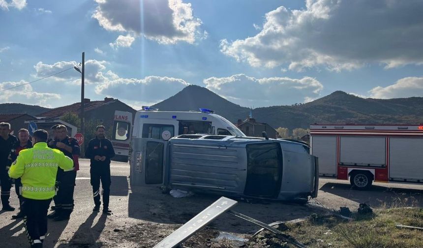 Kütahya’da trafik kazası: 7 yaralı