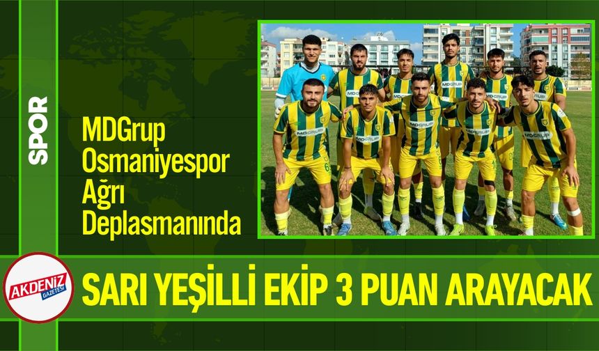 Osmaniyespor, Ağrı Deplasmanında Galibiyet Peşinde