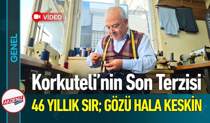 46 Yıllık Meslek Aşkı: Sadettin Usta, Terziliği Yaşatıyor