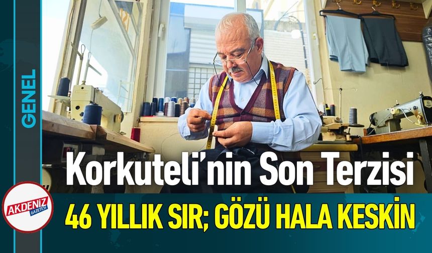 46 Yıllık Meslek Aşkı: Sadettin Usta, Terziliği Yaşatıyor