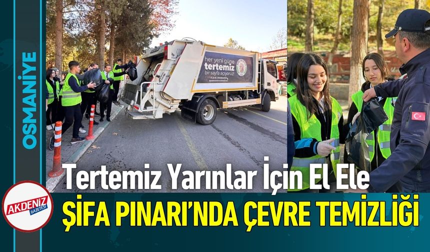 Osmaniye Bahçe'de Öğrenciler Temiz Çevre İçin Sahada!