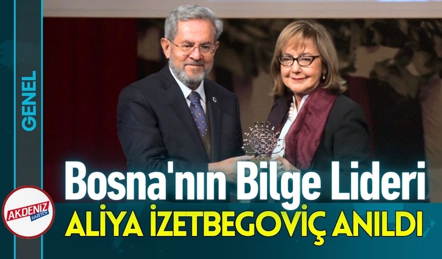 Bilge Lider Aliya İzetbegoviç Ankara’da Anıldı