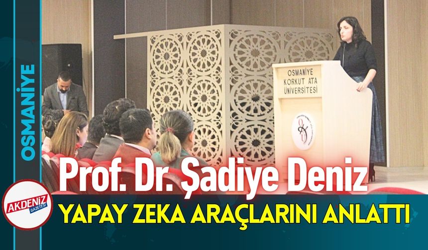 Osmaniye OKÜ'de Gazetecilikte Yapay Zeka Araçları Anlatıldı