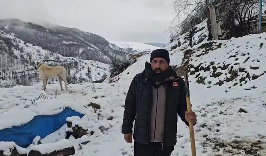 Refahiye’nin Yüksek Kesimleri Kar Altında Kaldı