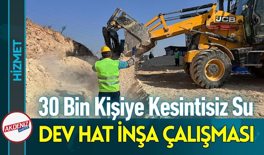 Geleceğin İnşası: 30 Bin Kişilik Modern Su Şebekesi