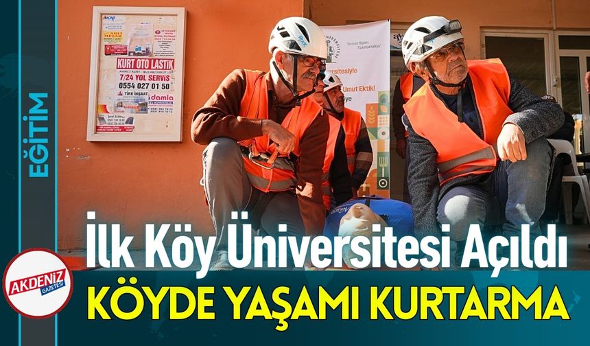 İlk Köy Üniversitesi Kuruldu; 200 Hocalı Kırsal Seferberlik