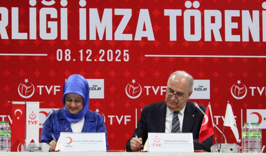Kızılay ve Voleybol Federasyonu’ndan Toplumsal Direnç