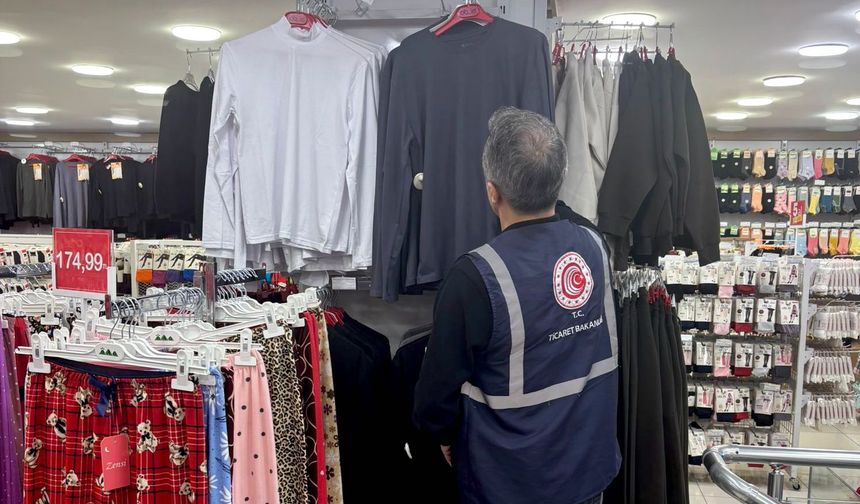 Mersin'de Fiyat Etiketi Denetimi: 360 Bin TL Ceza