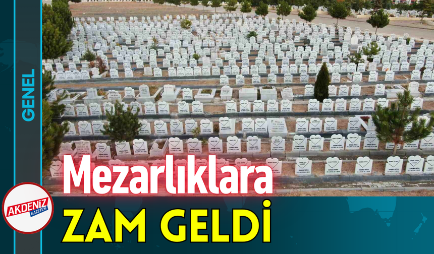 Büyükşehir'de Mezarlıklara Zam Geldi!