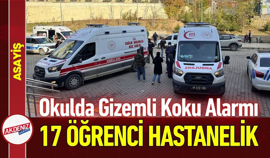 Okulda Gizemli Koku Alarmı: 17 Öğrenci Hastaneye Kaldırıldı
