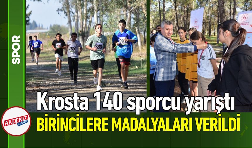 Osmaniye'de Kros Yarışmalarında 140 Sporcu Koştu