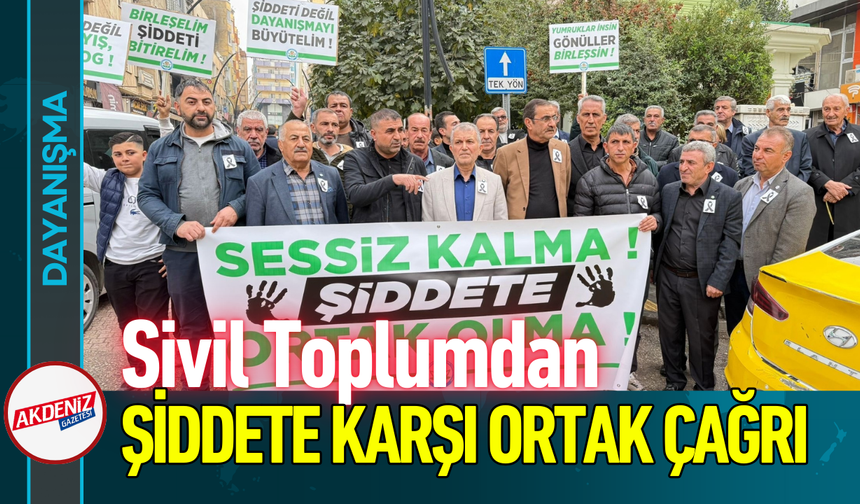Sivil Toplum Kuruluşlarından Şiddete Karşı Ortak Çağrı!