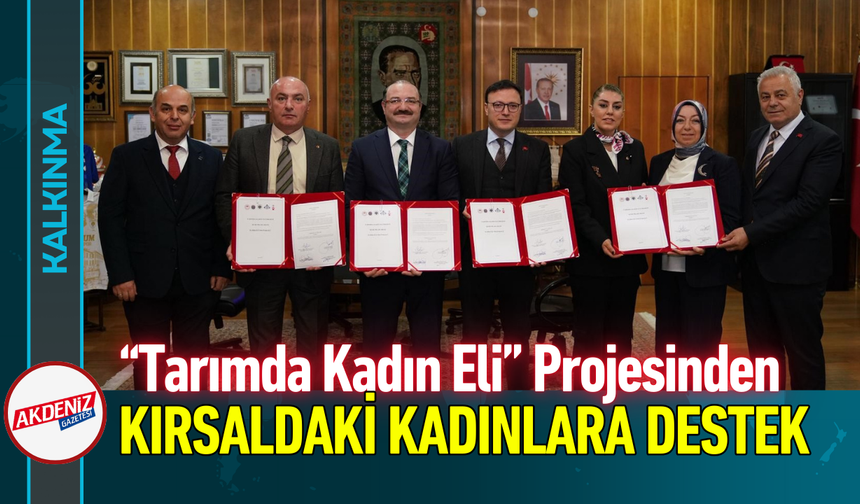 “Tarımda Kadın Eli" Projesinden Kırsaldaki Kadınlara Destek!