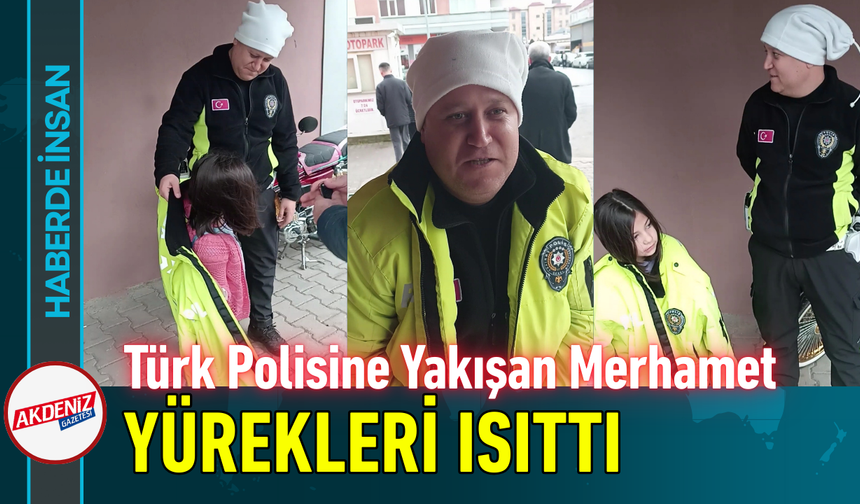 Türk Polisine Yakışan Merhamet Yürekleri Isıttı!