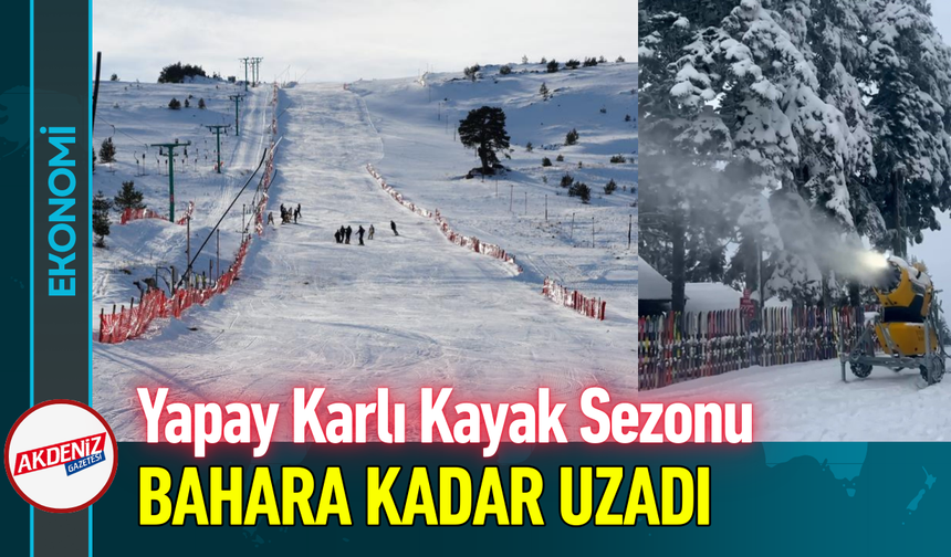 Yapay Karlı Kayak Sezonu Bahara Kadar Uzadı!