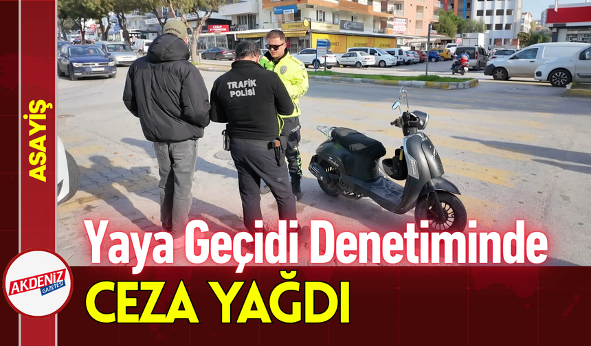 Yaya Geçidi Denetiminde Ceza Yağdı!