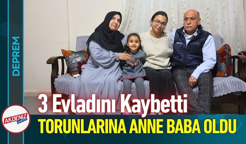 6 Şubat'ta 3 Evladını Kaybetti, Torunlarıyla Hayata Tutundu
