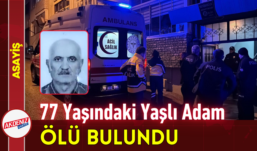 77 Yaşındaki Yaşlı Adam Merdiven Boşluğunda Ölü Bulundu!