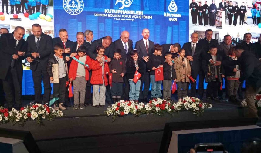 Bakan Tekin Ve Bilal Erdoğan Malatya'da Kütüphane Açtı
