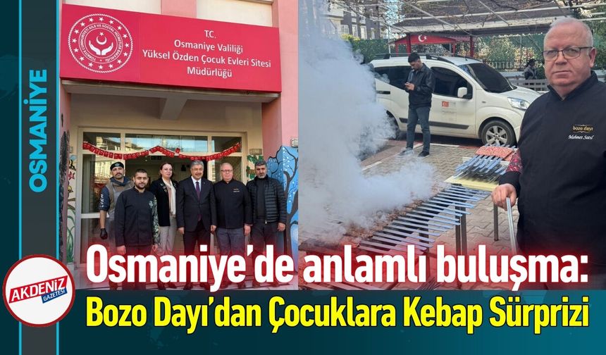 Bozo Dayı’ndan Çocuklara Kebap Ziyafeti