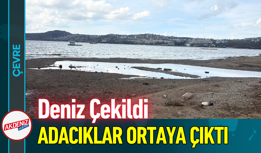 Deniz Çekildi: Adacıklar Ortaya Çıktı!