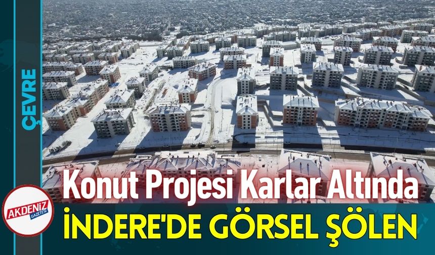 Deprem Konutlarında İlk Kar Heyecanı