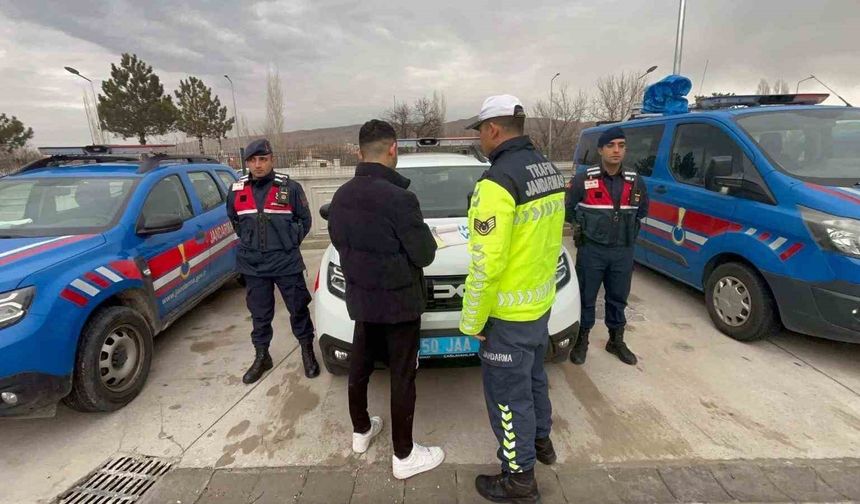 Drift attı, sanal devriyeye yakalandı