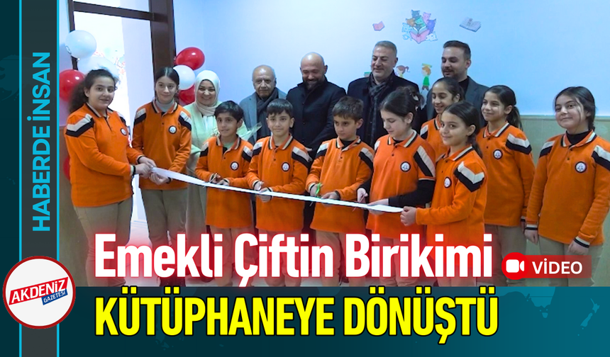 Emekli Çiftin Birikimi Kütüphaneye Dönüştü!