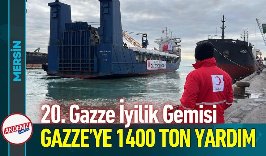 Türk Kızılay’dan Gazze’ye Ramazan Öncesi 1400 Ton Yardım