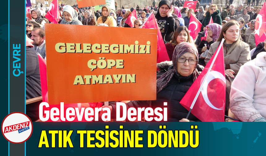 Gelevera Deresi Atık Tesisine Döndü!
