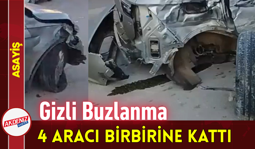 Gizli Buzlanma 4 Aracı Birbirine Kattı!