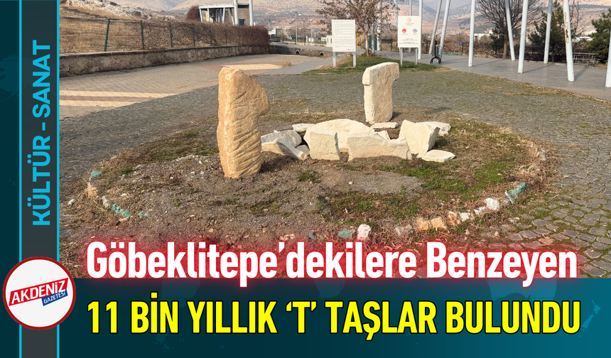 Göbeklitepe’dekilere Benzeyen 11 Bin Yıllık ‘T’ Taşlar Bulundu!