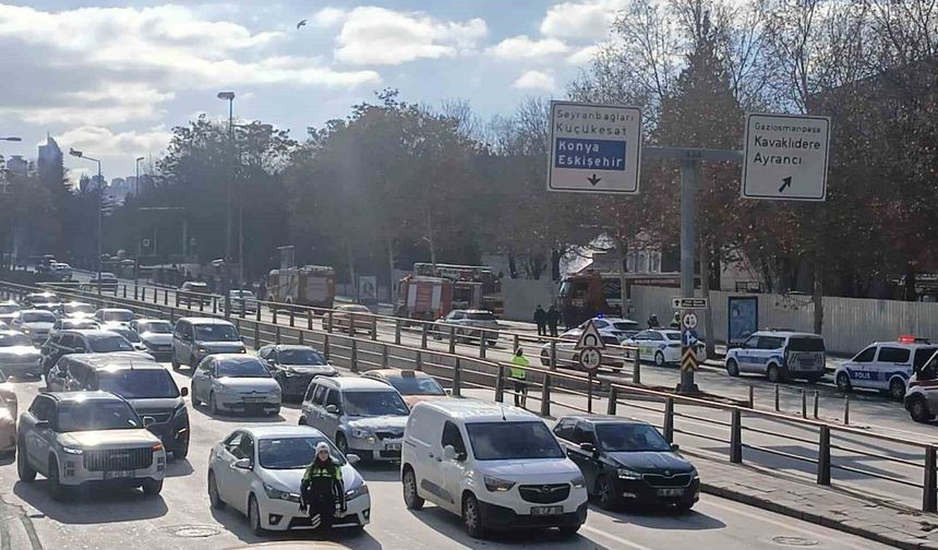 İçişleri Bakanlığı Yerleşkesinde Yangın