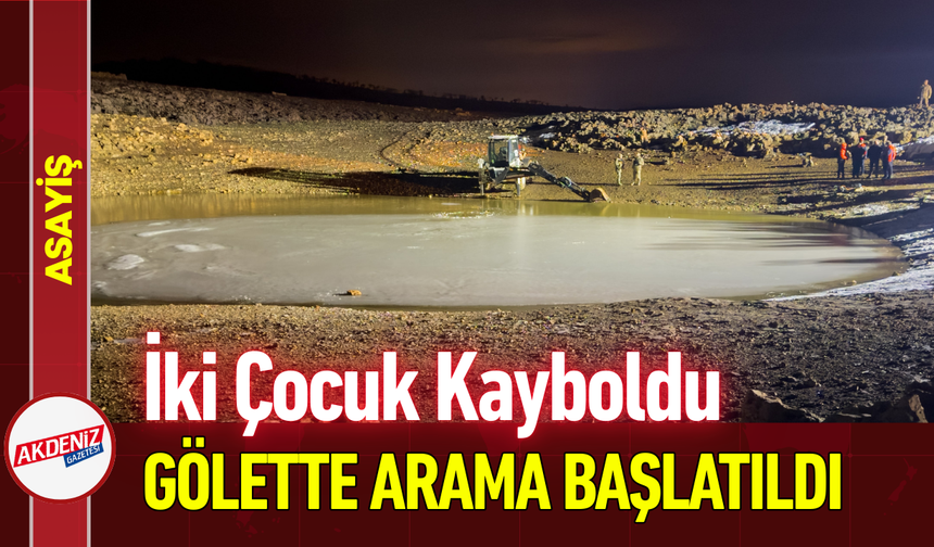 İki Çocuk Kayboldu: Gölette Arama Başlatıldı!
