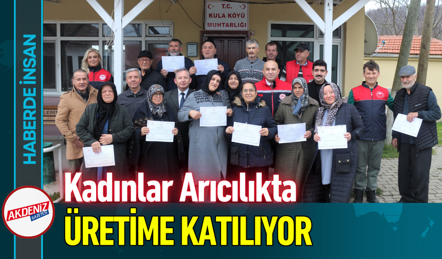 Kadınlar Arıcılıkta Üretime Katılıyor!