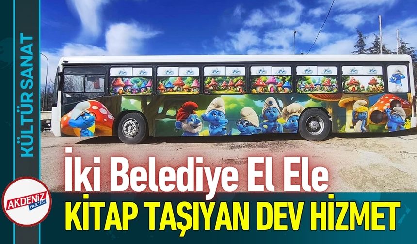 İki Belediye El Ele: Kitap Taşıyan Dev Hizmet