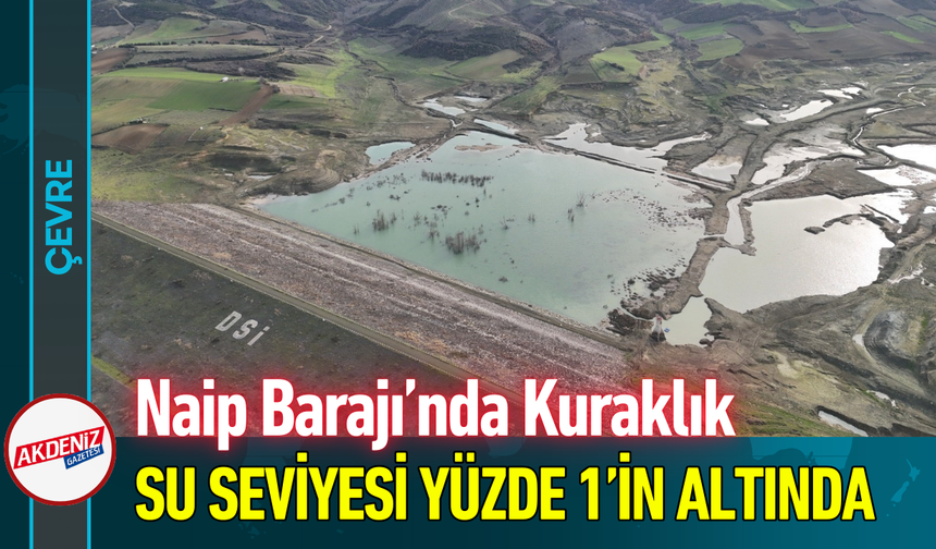 Naip Barajı’nda Kuraklık: Su Seviyesi Yüzde 1’in Altında!