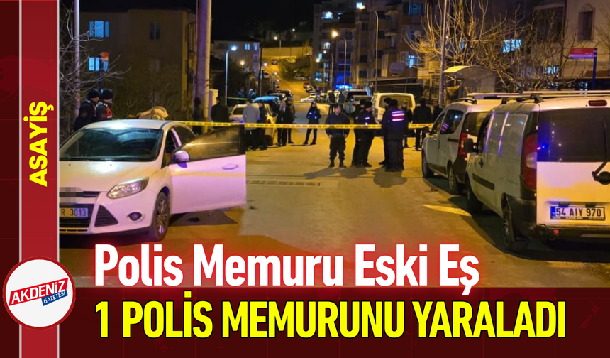 Polis Memuru Eski Eş, 1 Polis Memurunu Yaraladı!