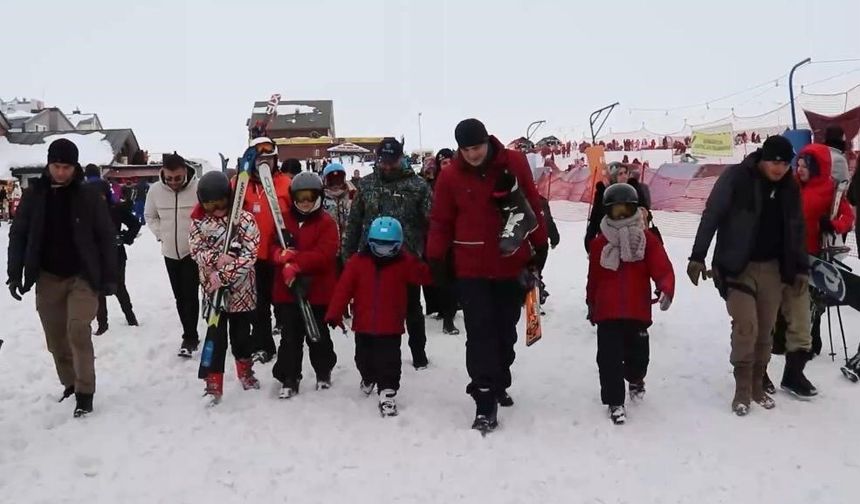 Şehit Çocuklarına Erciyes’te Kayak